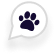 small dark hand icon